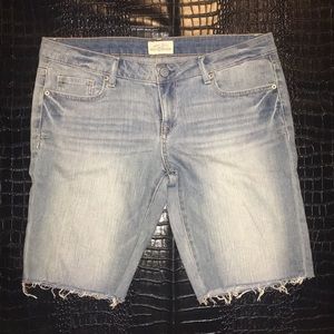 Denim Bermuda Shorts